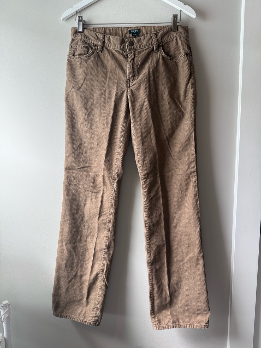 J.Crew City Fit Brown Corduroy Bootcut Pants Size 4